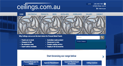 Desktop Screenshot of ceilings.com.au